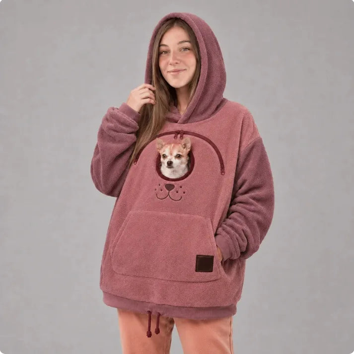 The Teddy Sherpa Pouch Hoodie