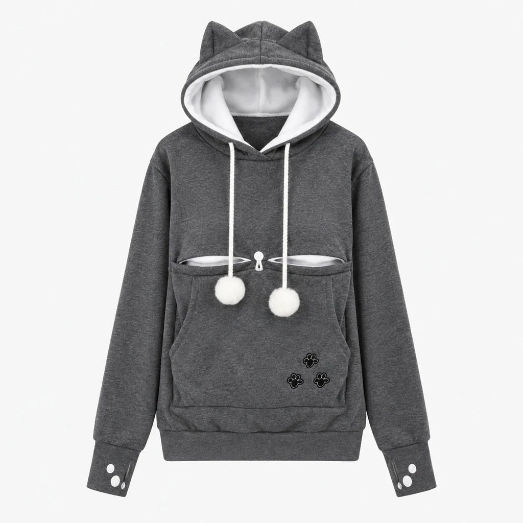 The Kitty Ears Pouch Hoodie