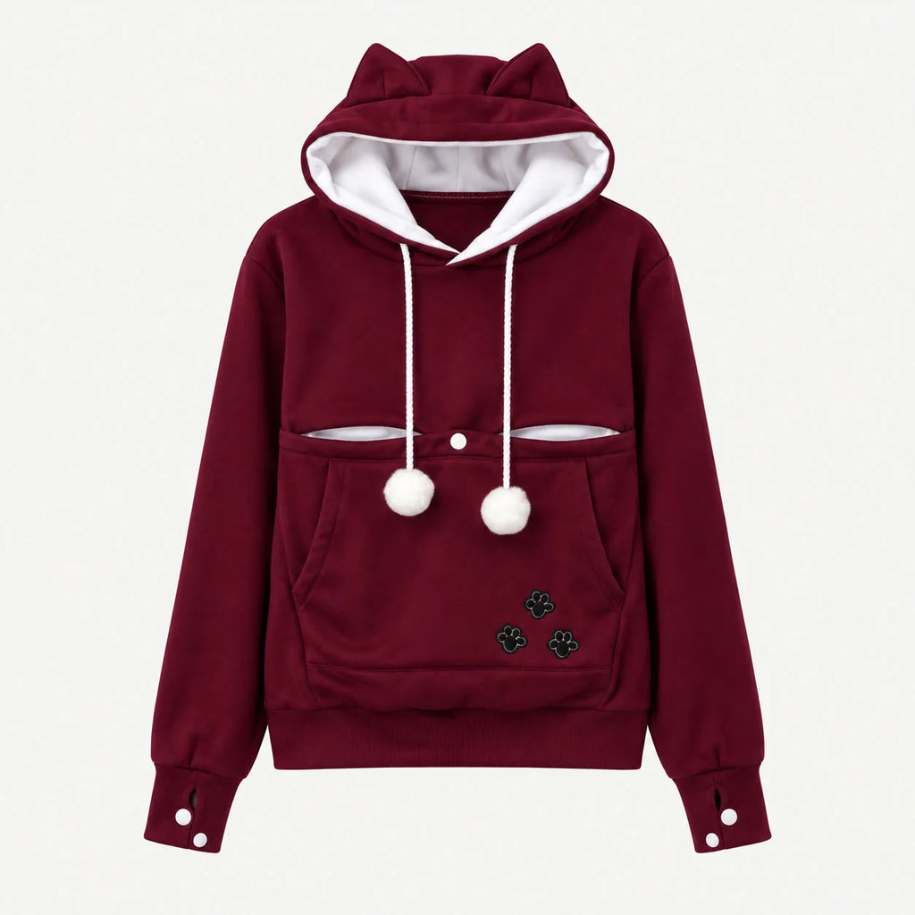 The Kitty Ears Pouch Hoodie