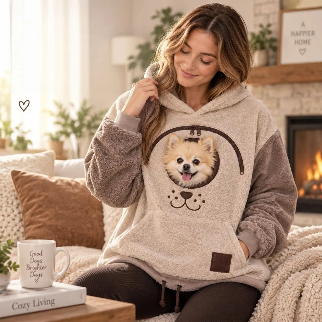 The Teddy Sherpa Pouch Hoodie