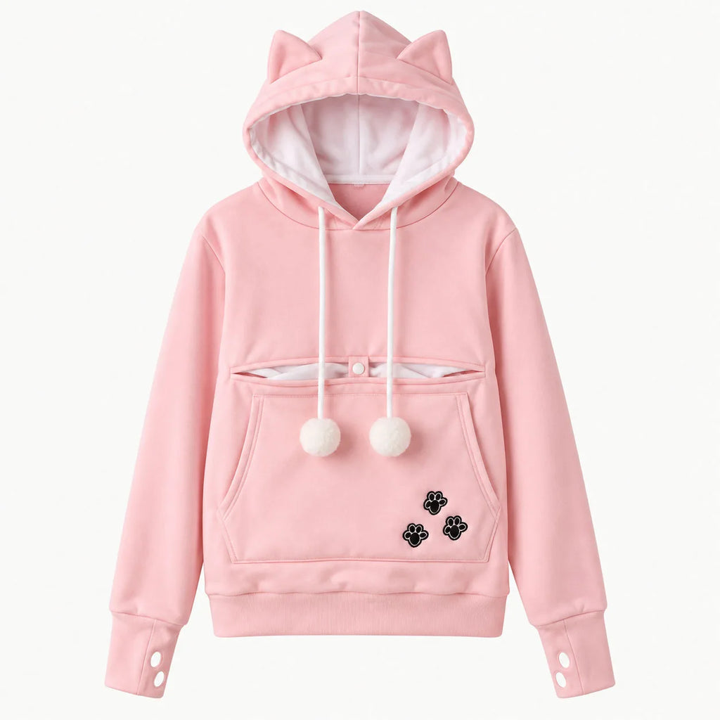 The Kitty Ears Pouch Hoodie