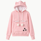 The Kitty Ears Pouch Hoodie